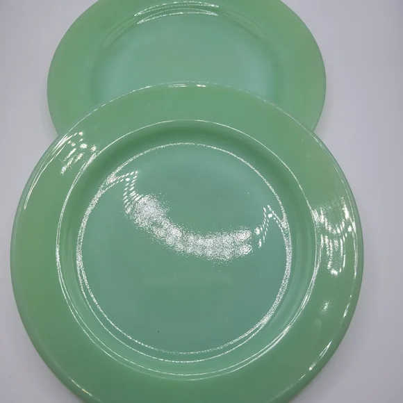 VTG Fire King Jadeite | 2 Bread & Butter Plates | 6.75" - Picture 7 of 7